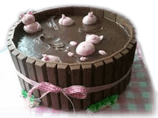 Grisig kladdkaka